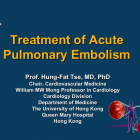 Treatment of Acute Pulmonary Embolism ﹣ 謝鴻發（2014年6月15日會議講稿）